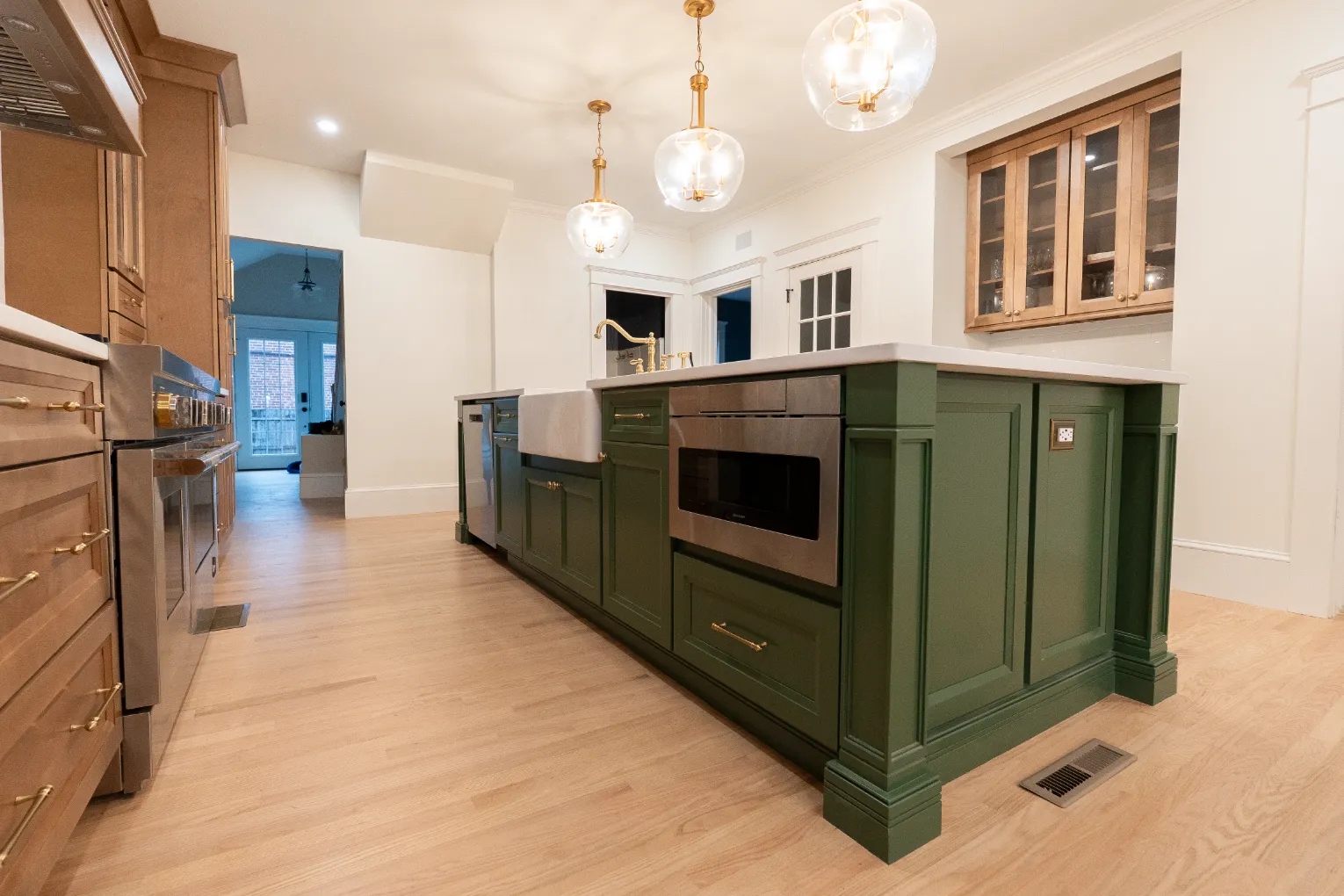 Kitchen cabinetry showroom consultation