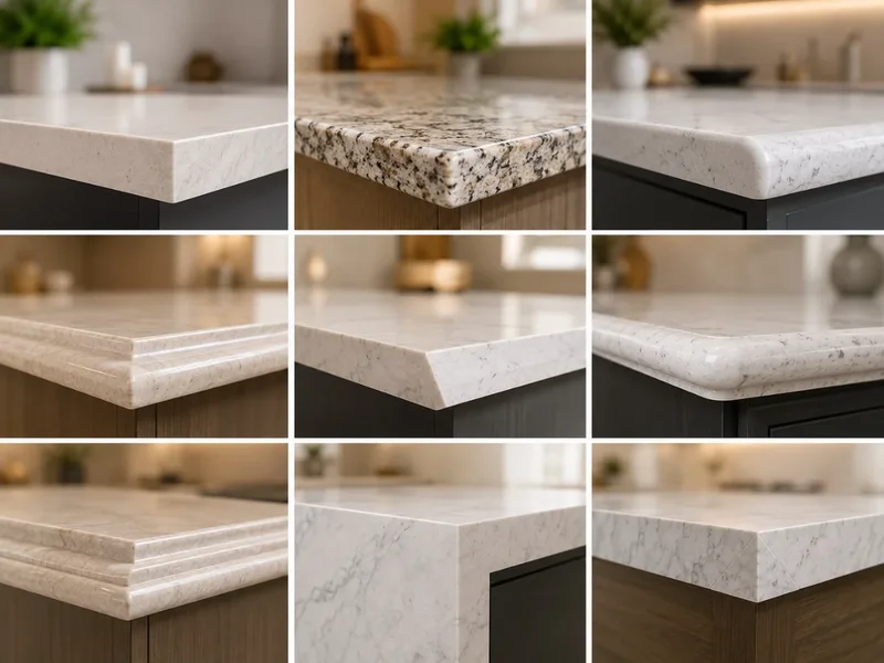 Countertop edge detail
