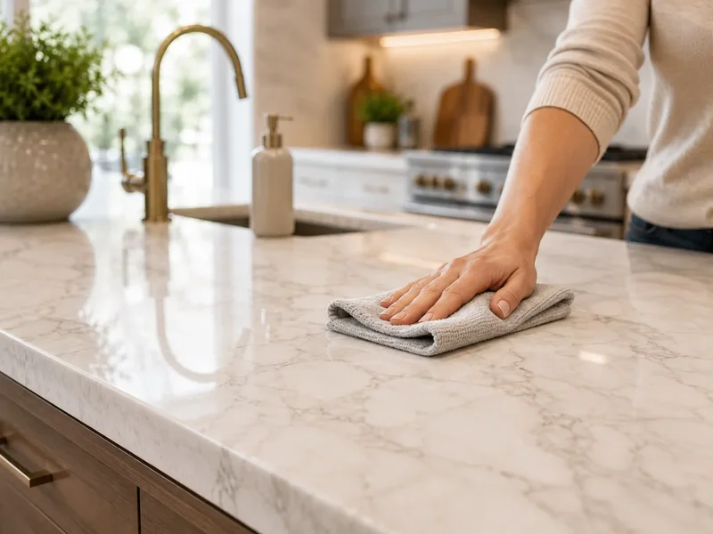 Beautiful kitchen countertop